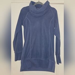 Columbia Women's Blue Cowl Neck Sweatshirt Pullover M